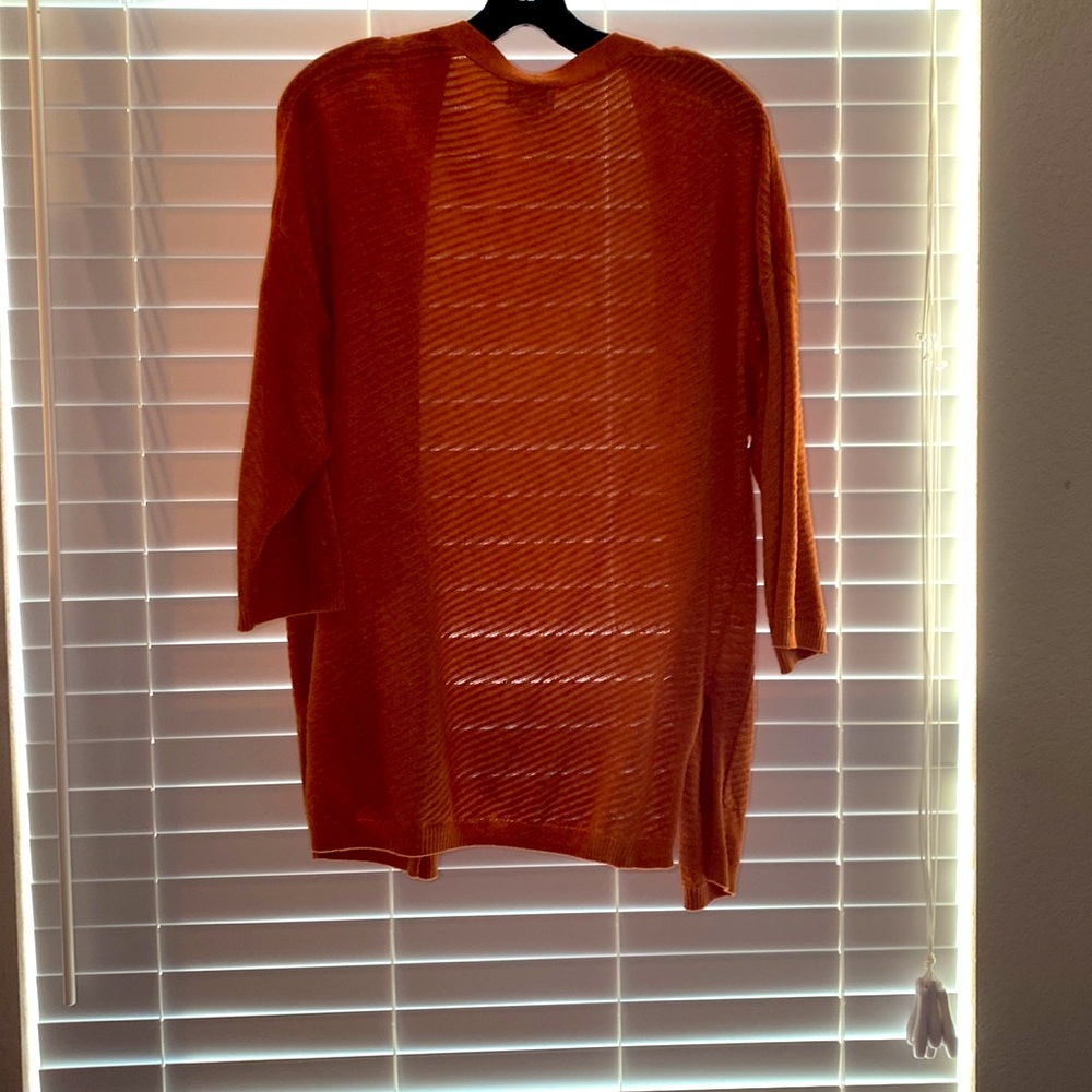 Cozy, three quarter sleeve cardigan. - Picture 2 of 2